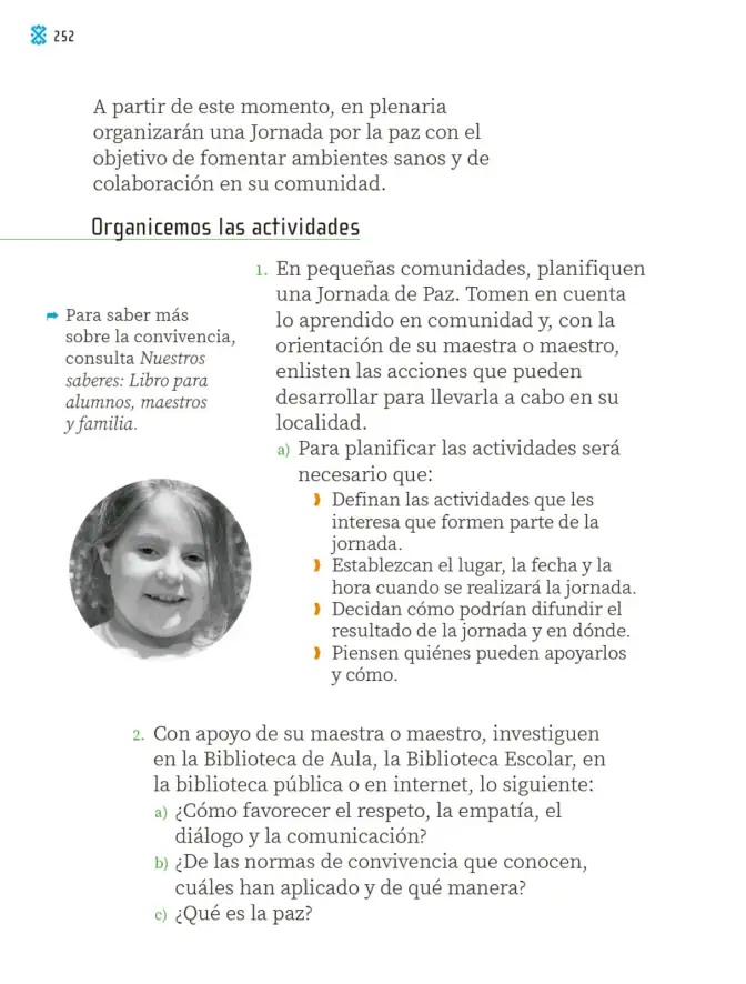 Página 255 de Proyectos Comunitarios. Libro de Educación Primaria Grado 2° Ciclo Escolar 2025 - 2026