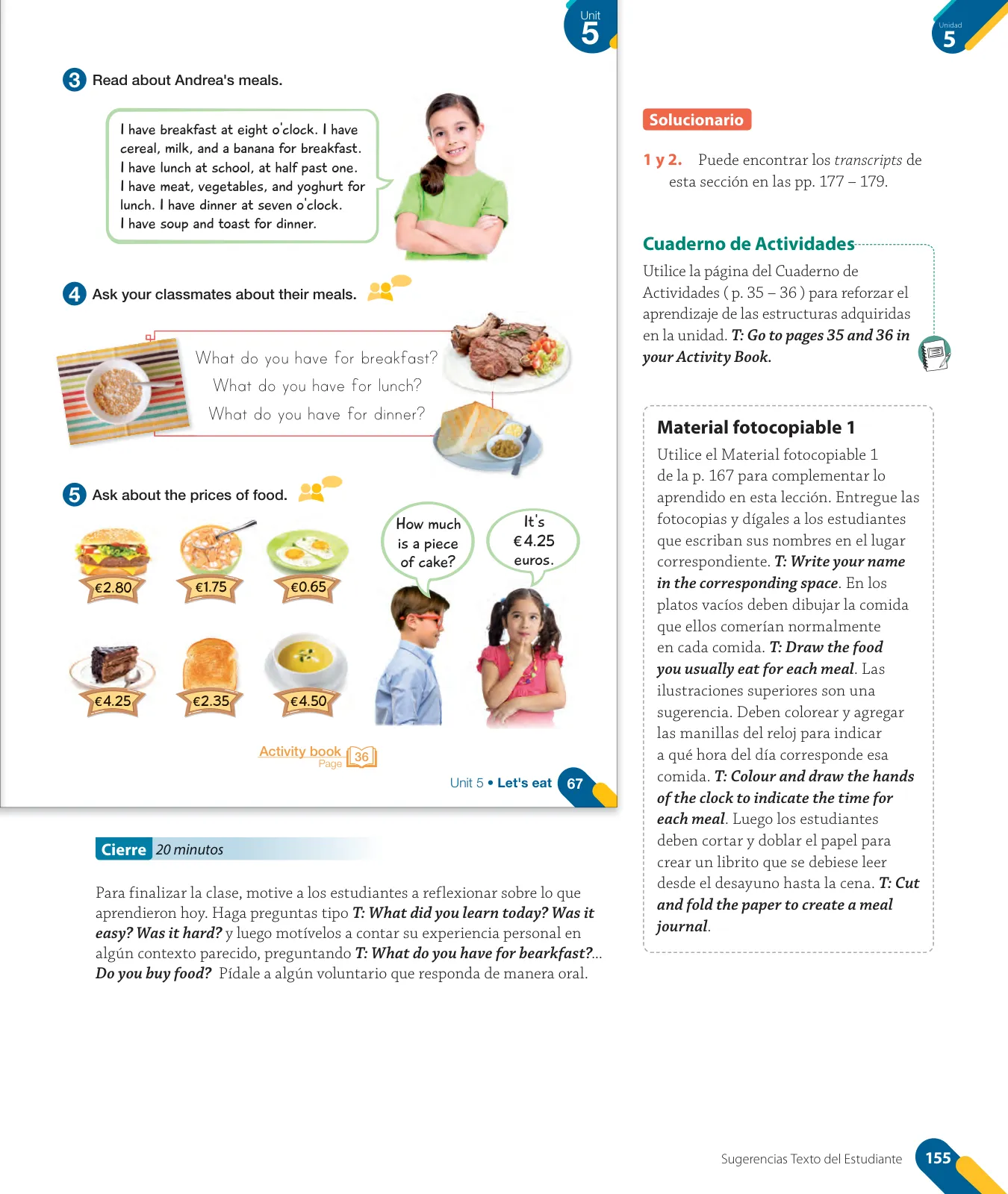 Página 19 de Inglés – Cuarto Básico | Texto del Estudiante MINEDUC – Descargar PDF · 2024
