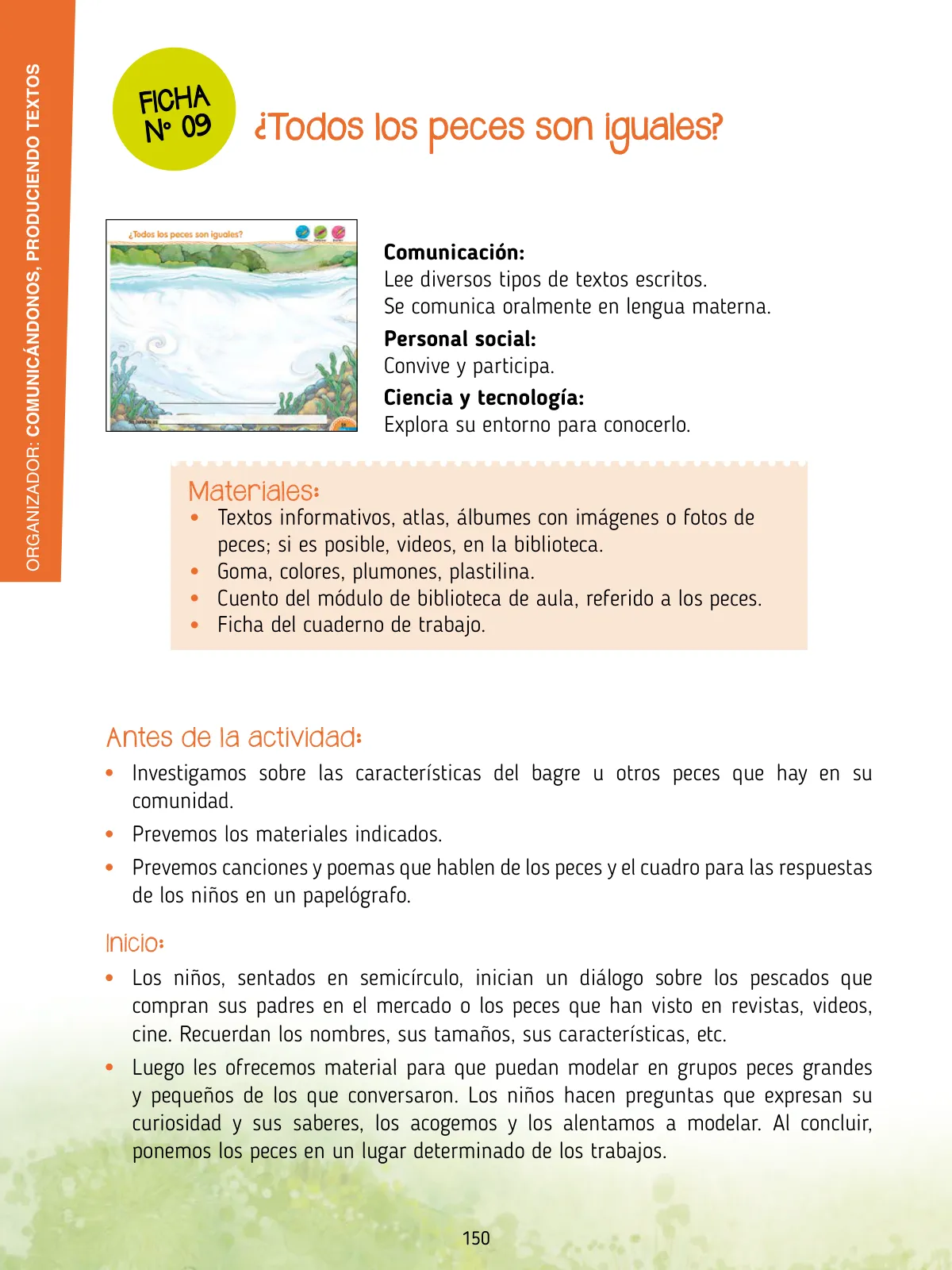 Miniatura página 152 de Agenda pedagógica 2017-2018 para docentes de II Ciclo de Instituciones de nivel de Educación Inicial · 2017