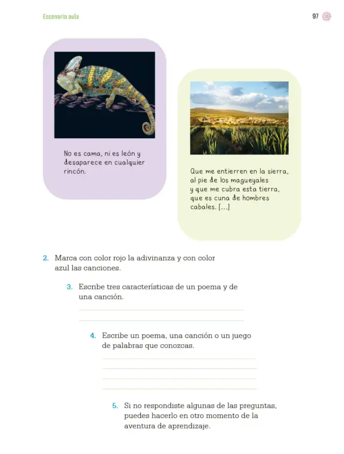 Página 100 de Proyectos de Aula. Libro de Educación Primaria Grado 4° Ciclo Escolar 2025 - 2026