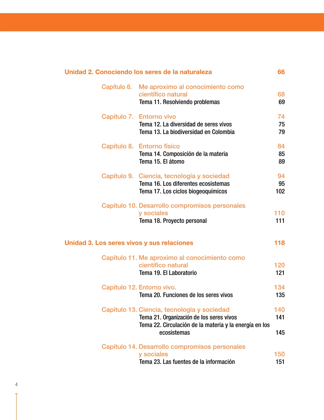 Miniatura página 4 de Ciencias Naturales 6° · Secundaria Activa