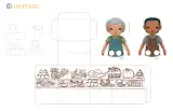 Miniatura página 64 de Jugar e imaginar con mi material manipulable de Preescolar.   Libro de Educación Preescolar Grado 2°  Ciclo Escolar 2025 - 2026