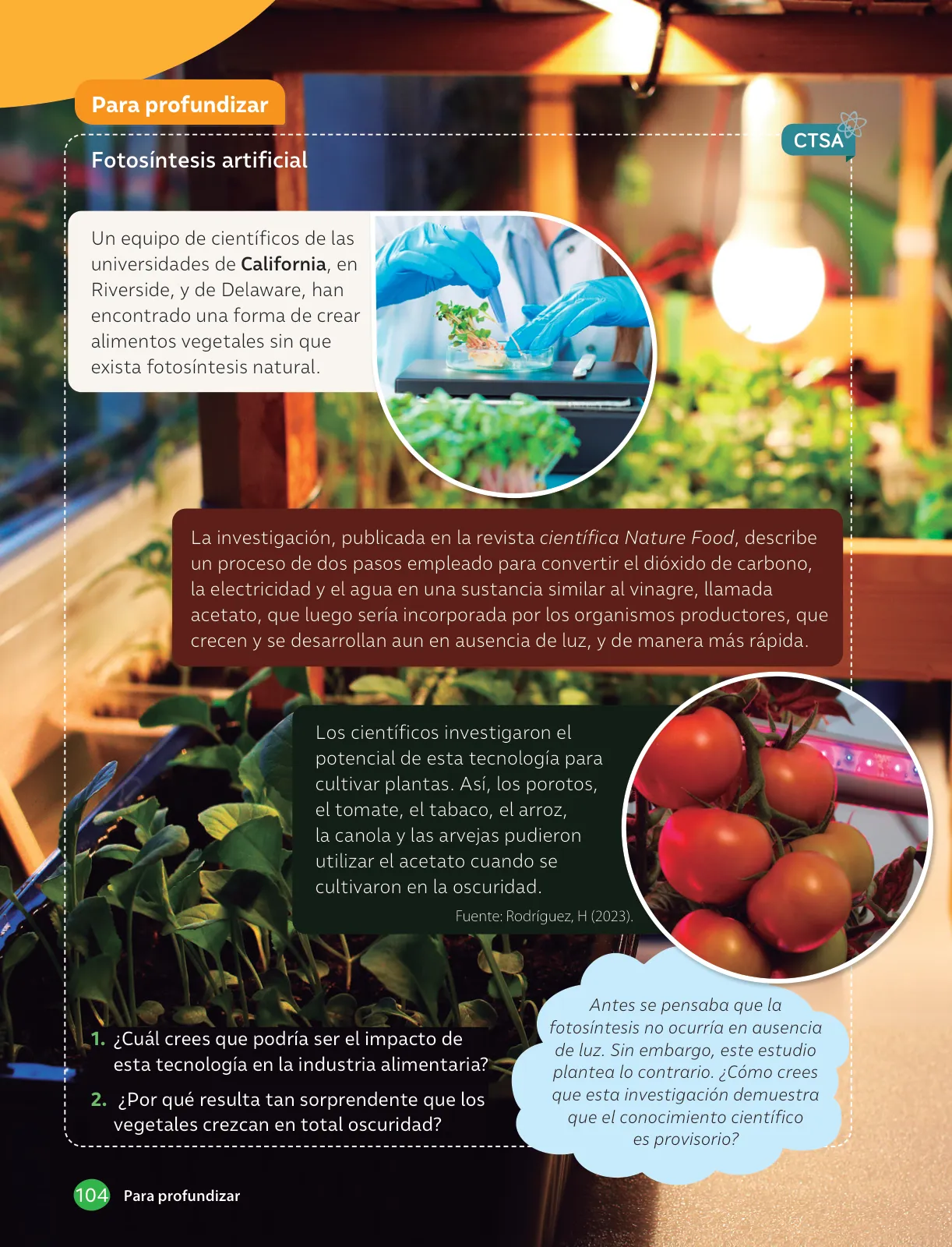 Miniatura página 106 de Libro de Ciencias Naturales – Quinto Básico | Texto del Estudiante MINEDUC – Descargar PDF · 2024