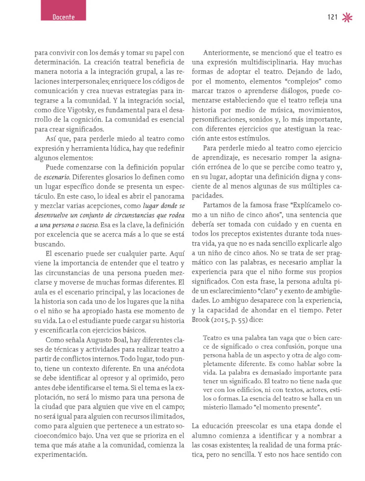 Página 122 de Un libro sin recetas para la maestra y el maestro. Fase 2 Libro de Educación Preescolar Grado 1°, 2°, 3° Ciclo Escolar 2025 - 2026