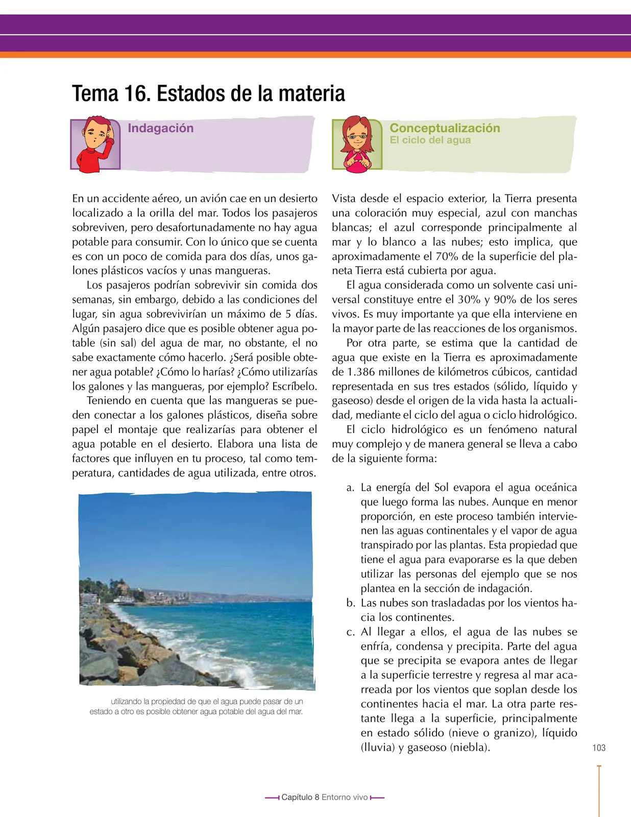 Página 103 de Ciencias Naturales 8° · Secundaria Activa