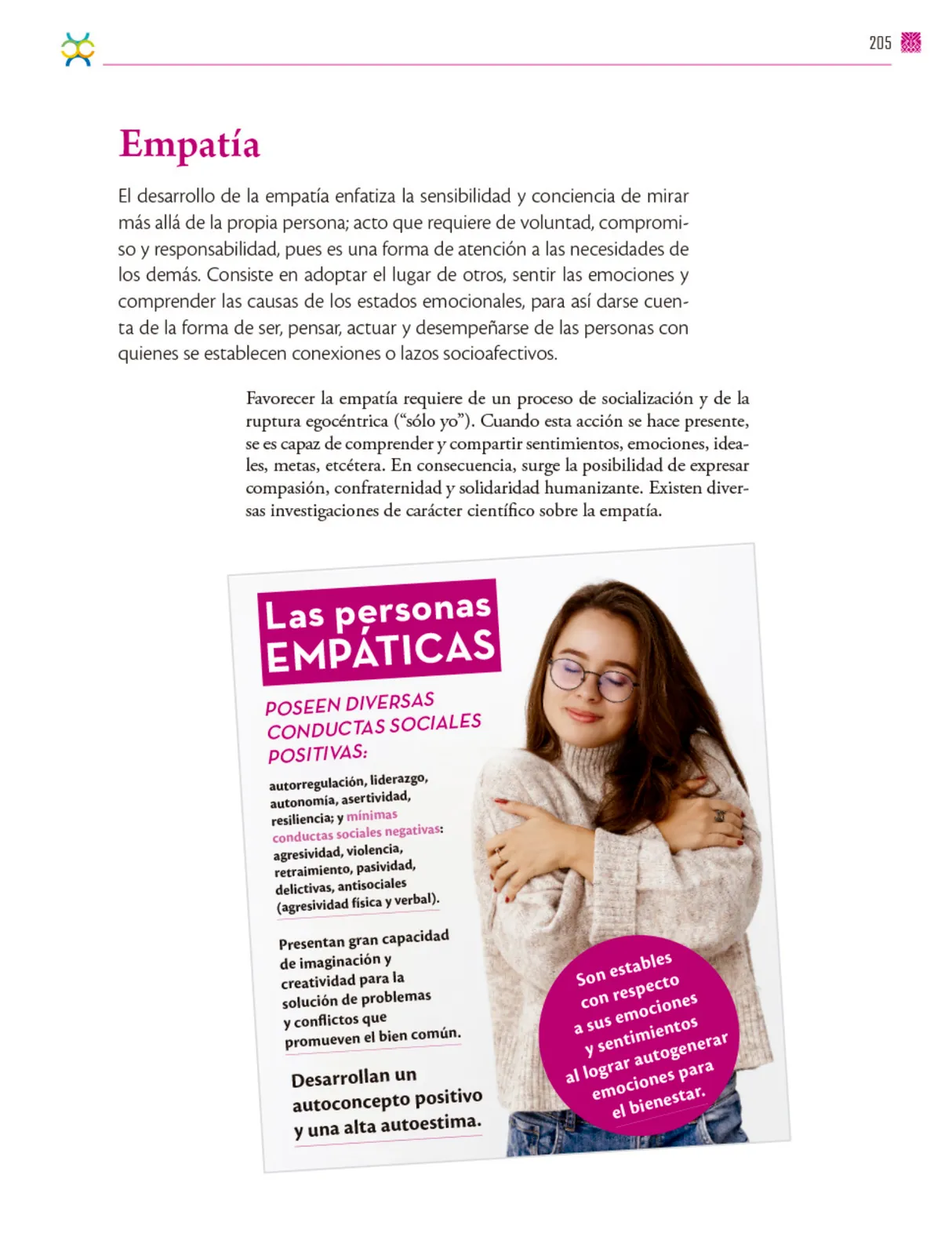Miniatura página 206 de Colección Ximhai. De lo humano y lo comunitario.   Libro de Educación Secundaria Grado 1°  Ciclo Escolar 2025 - 2026