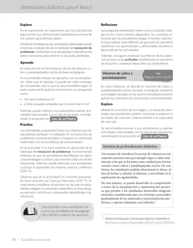 Página 52 de Matemática – Sexto Básico | Texto del Estudiante MINEDUC – Descargar PDF · 2024