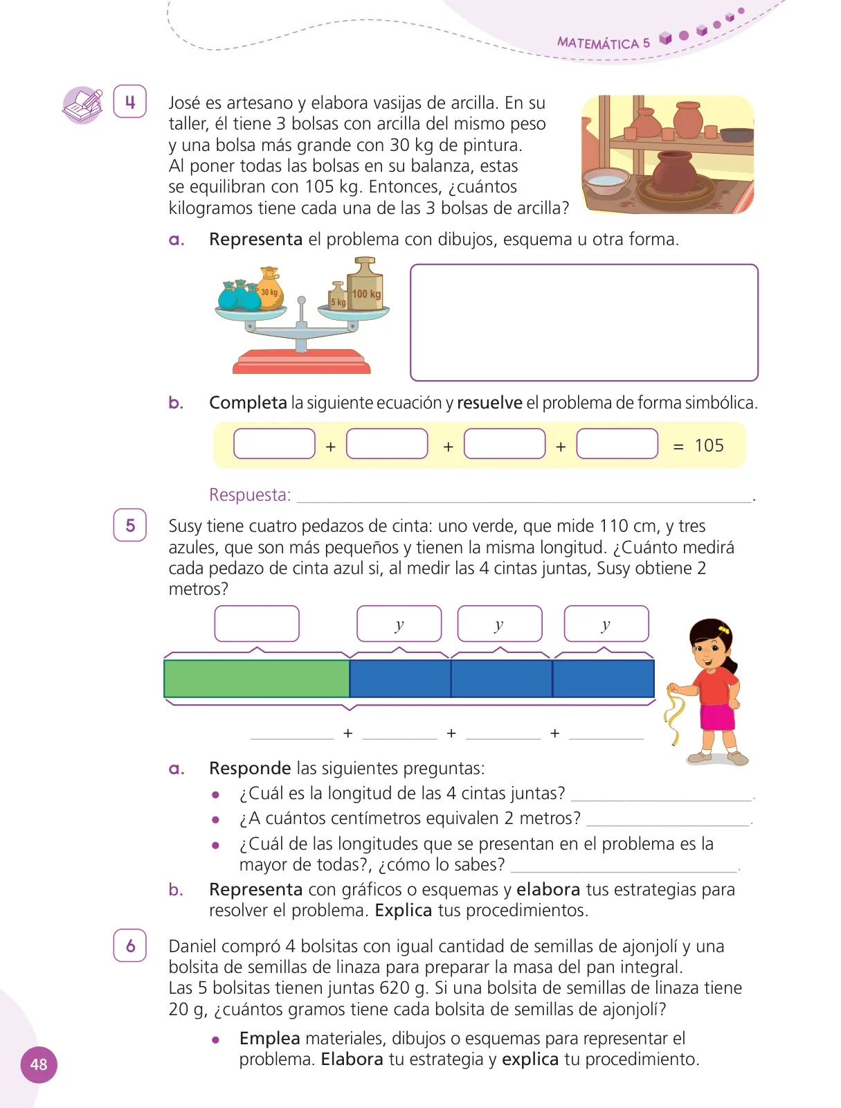 Miniatura página 50 de Cuadernillo de Matemática 5, quinto grado de Primaria ﻿ · 2023