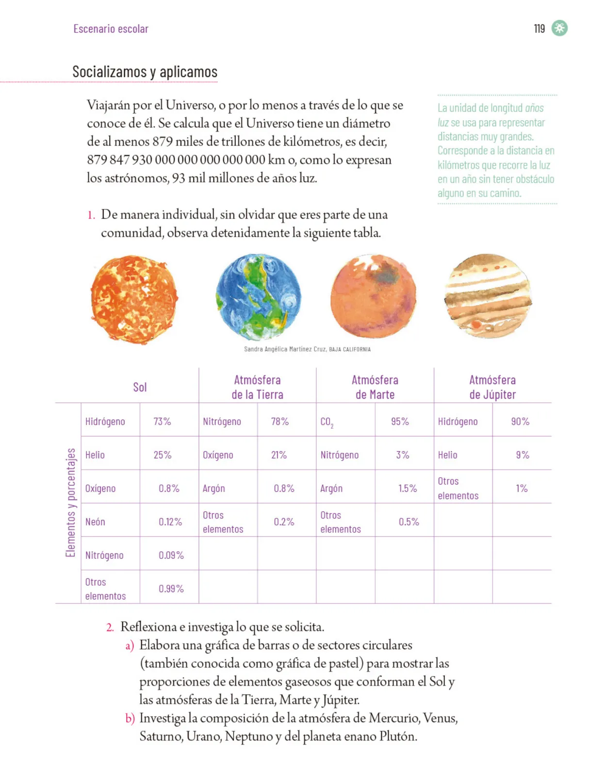 Página 122 de Proyectos Escolares. Libro de Educación Primaria Grado 5° Ciclo Escolar 2025 - 2026