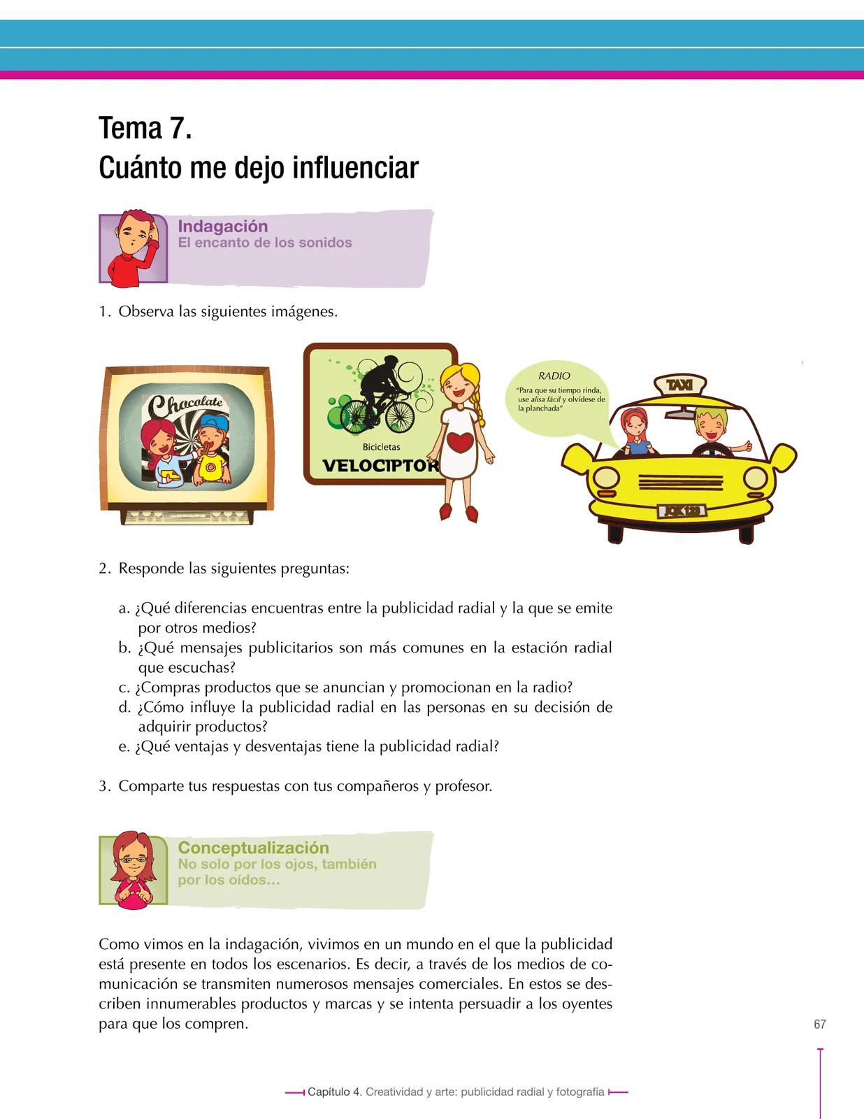 Página 67 de Lenguaje 9° · Secundaria Activa