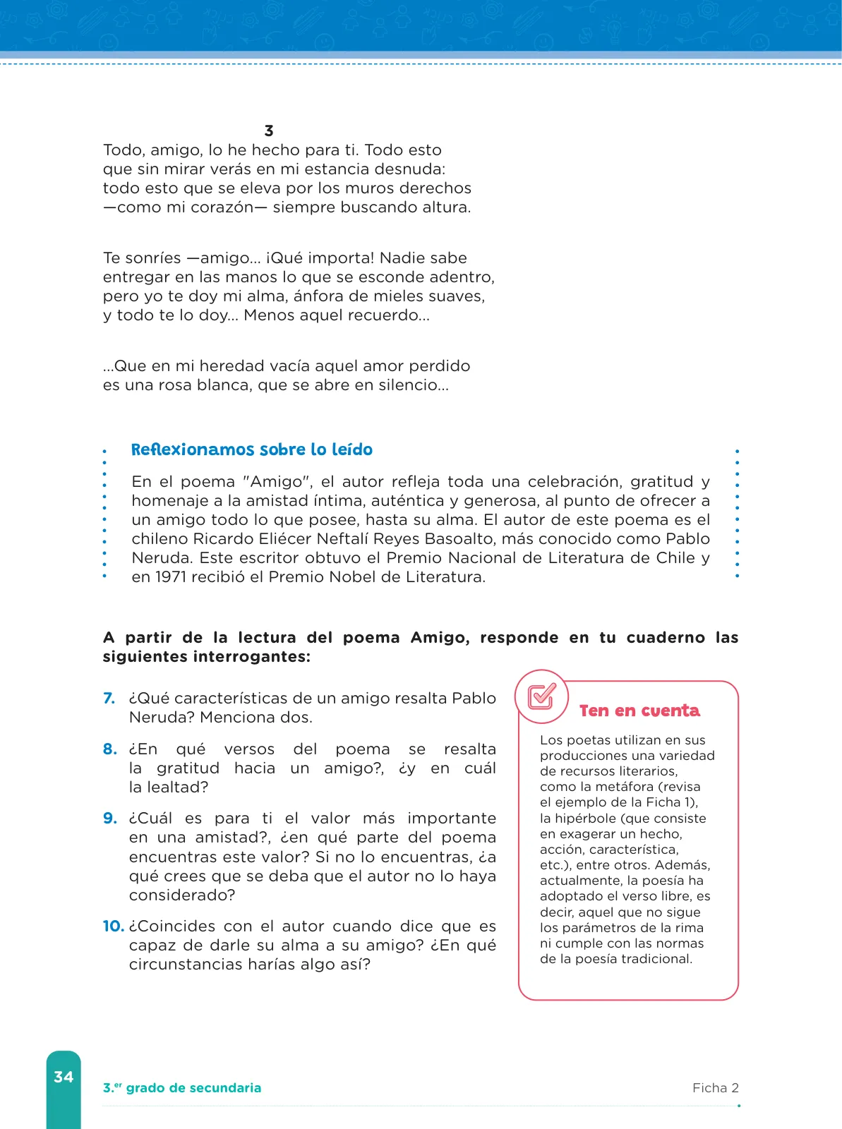 Miniatura página 36 de Fichas de aprendizaje de Comunicación 3 · 2024