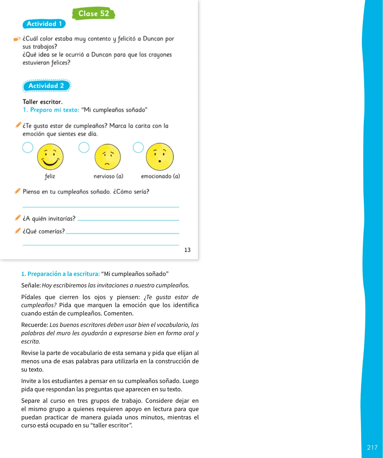 Miniatura página 218 de Lenguaje y Comunicación – Segundo Básico – Texto del Estudiante MINEDUC – Descargar PDF · 2024