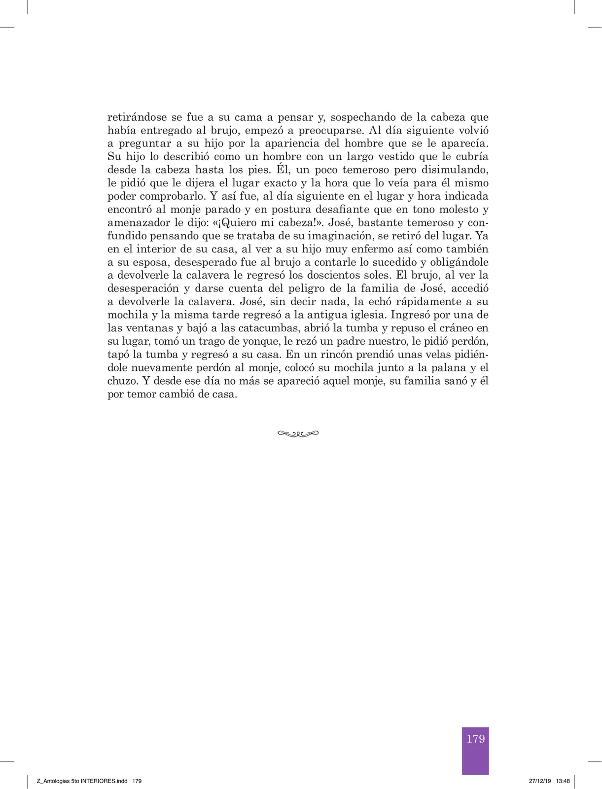 Página 181 de Antología literaria 5 · 2019