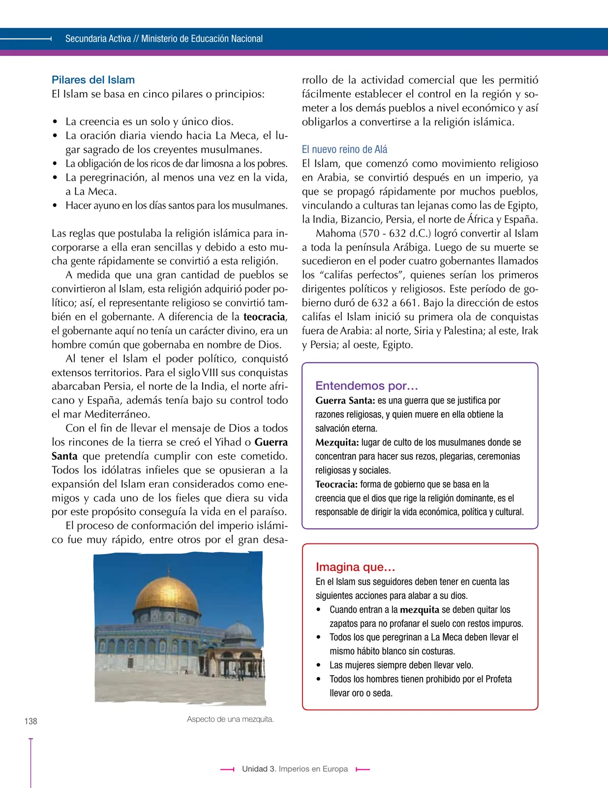 Miniatura página 138 de Ciencias Sociales 7° · Secundaria Activa