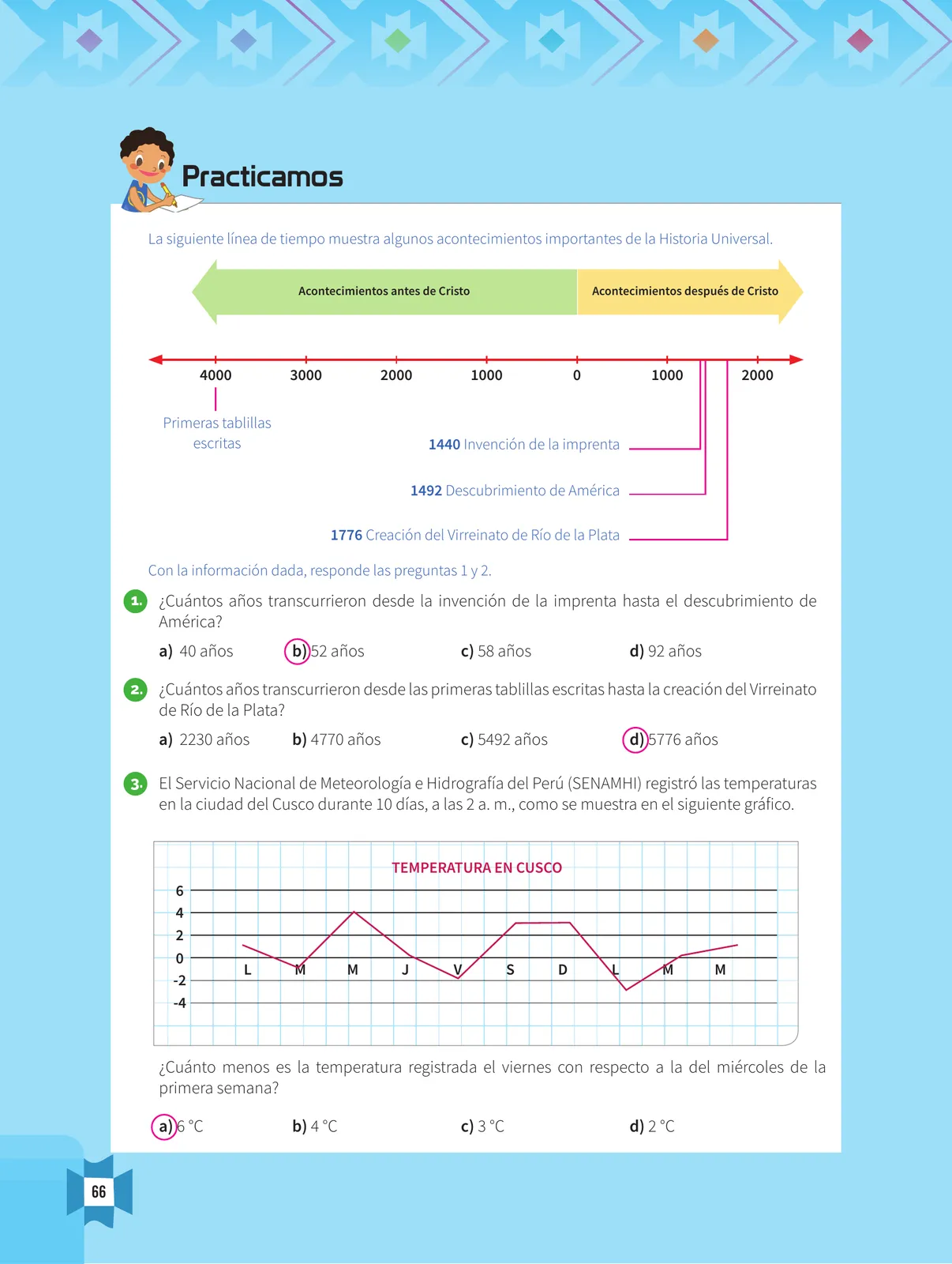 Página 68 de Resolvamos problemas 1 : manual para el docente 2018 · 2018