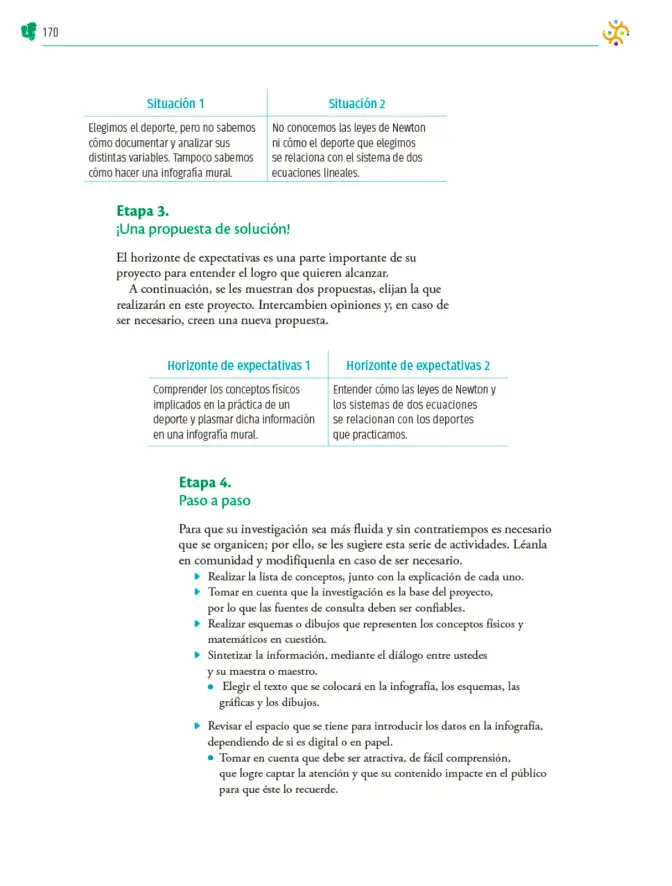 Página 171 de Colección Sk´asolil. Nuestro libro de Proyectos. Tomo I. Libro de Educación Telesecundaria Grado 2° Ciclo Escolar 2025 - 2026