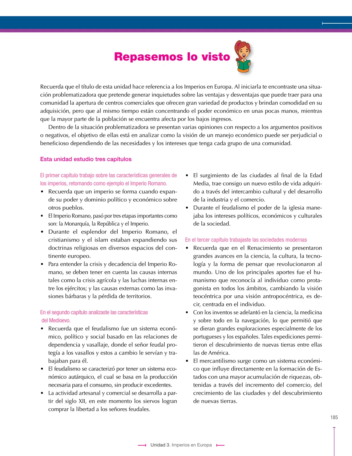 Miniatura página 185 de Ciencias Sociales 7° · Secundaria Activa