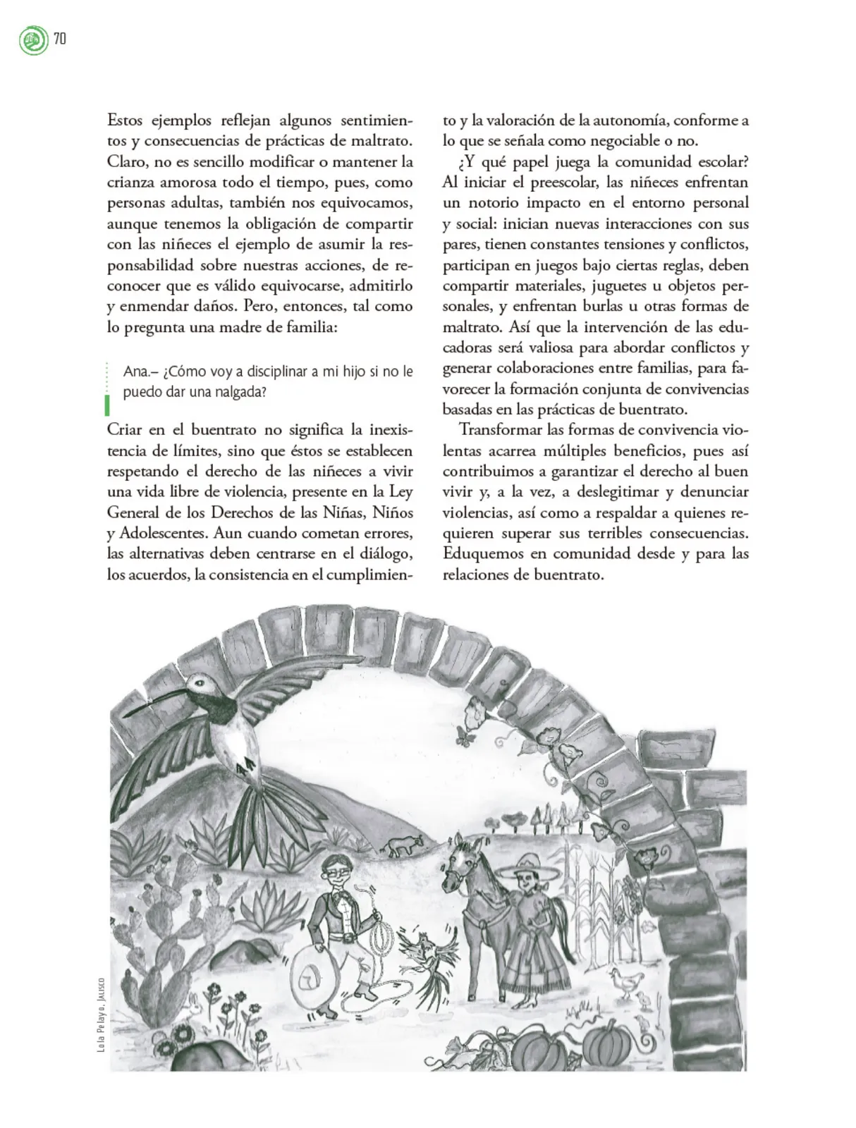 Página 71 de Crianza para la libertad. Libro para las familias. Fase 2  Libro de Educación Preescolar Grado 1°, 2°, 3°  Ciclo Escolar 2025 - 2026