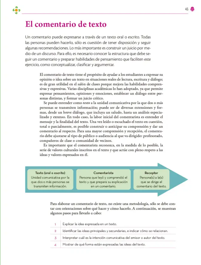 Página 46 de Colección Ximhai. Lenguajes. Libro de Educación Secundaria Grado 1° Ciclo Escolar 2025 - 2026