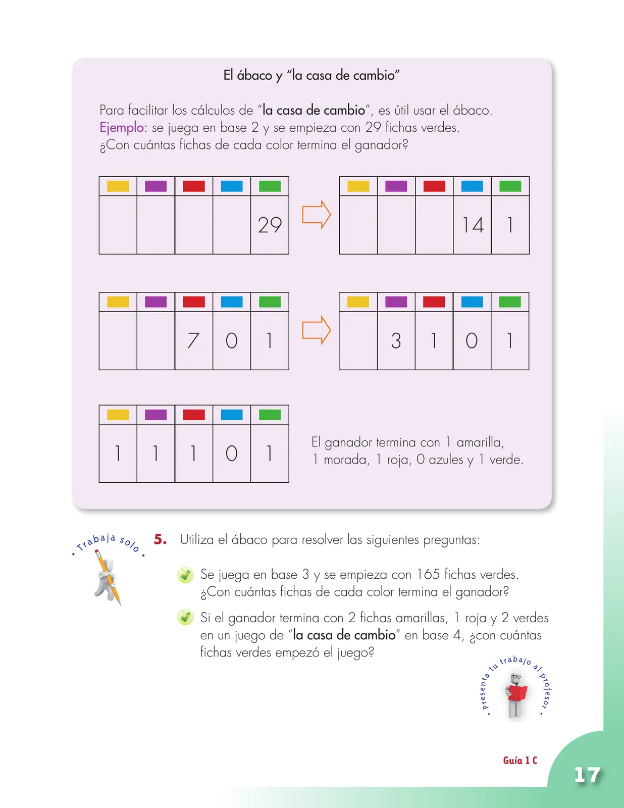 Página 17 de Matematica 4° · Cartilla 01