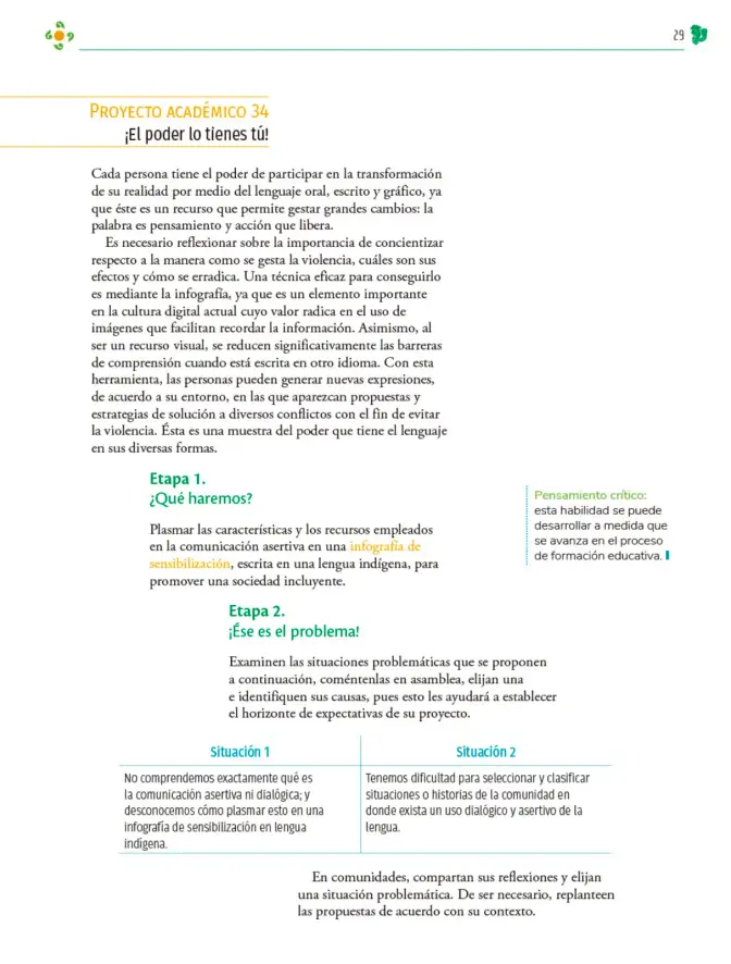 Página 30 de Colección Sk´asolil. Nuestro libro de Proyectos. Tomo III. Libro de Educación Telesecundaria Grado 2° Ciclo Escolar 2025 - 2026