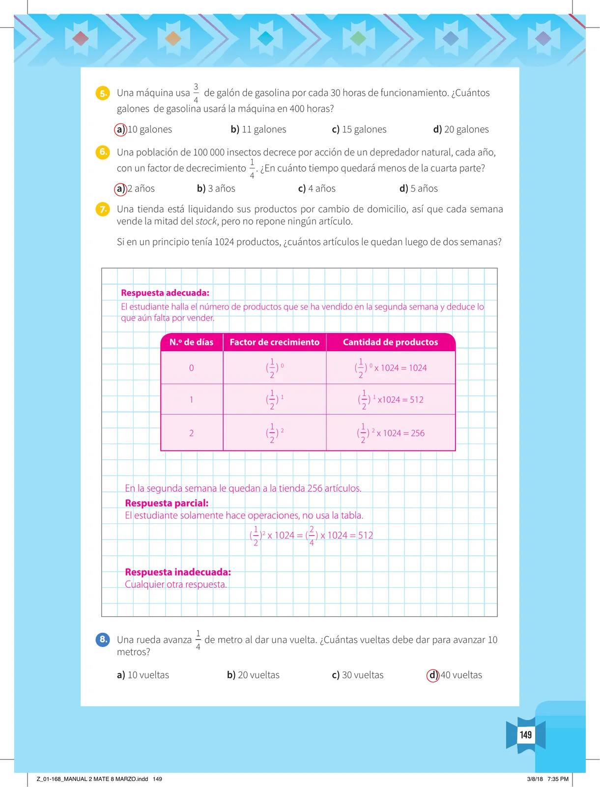 Miniatura página 151 de Resolvamos problemas 2 : manual para el docente 2018 · 2018