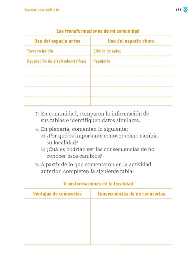Página 268 de Proyectos Comunitarios. Libro de Educación Primaria Grado 2° Ciclo Escolar 2025 - 2026