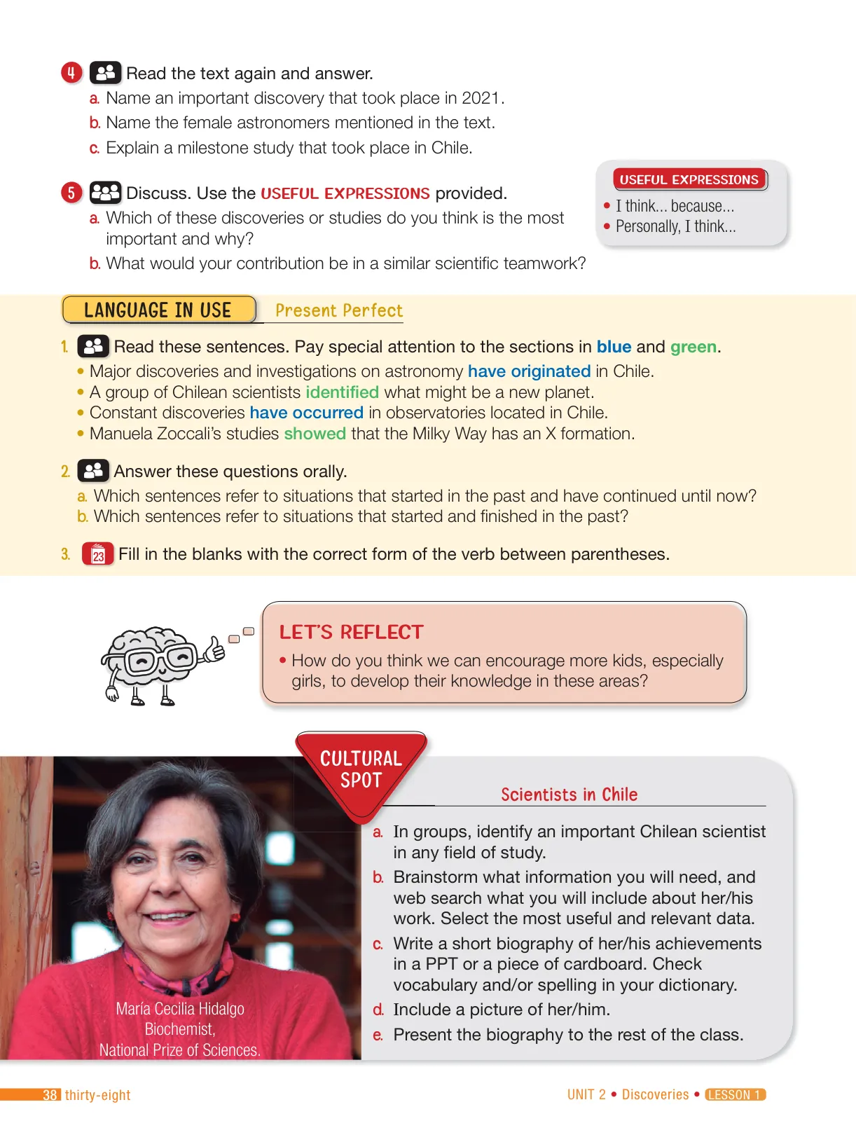 Página 40 de Inglés – Octavo Básico | Student’s Book MINEDUC – Descargar PDF · 2024