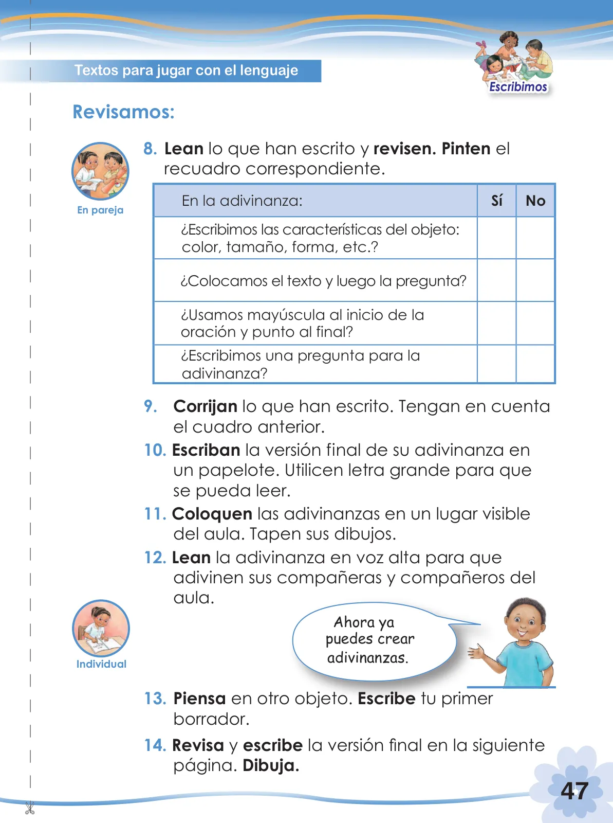 Miniatura página 49 de Comunicación 2 : cuaderno de trabajo para segundo grado de Educación Primaria 2019 · 2019