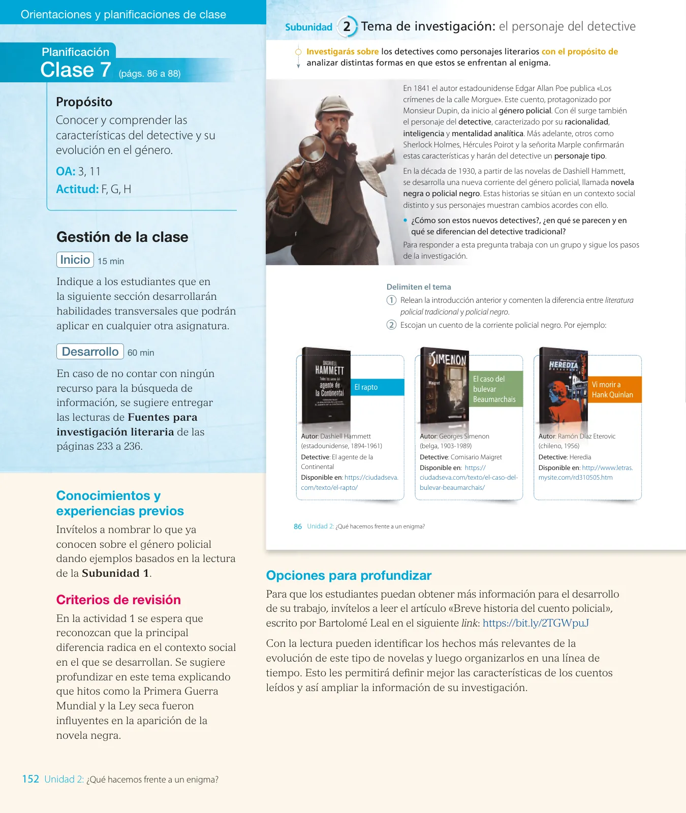Página 154 de Lengua y Literatura – Octavo Básico | Texto del Estudiante MINEDUC – Descargar PDF · 2024