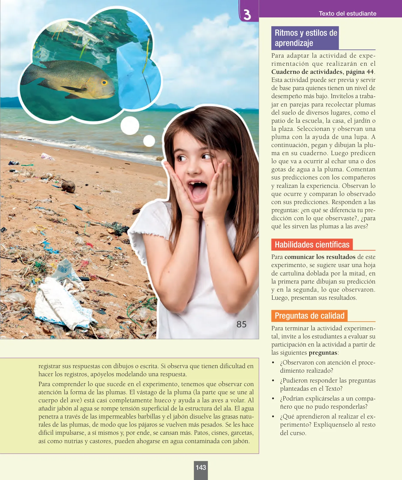 Miniatura página 144 de Ciencias Naturales – Primero Básico | Texto del Estudiante (MINEDUC) – Descargar PDF · 2024