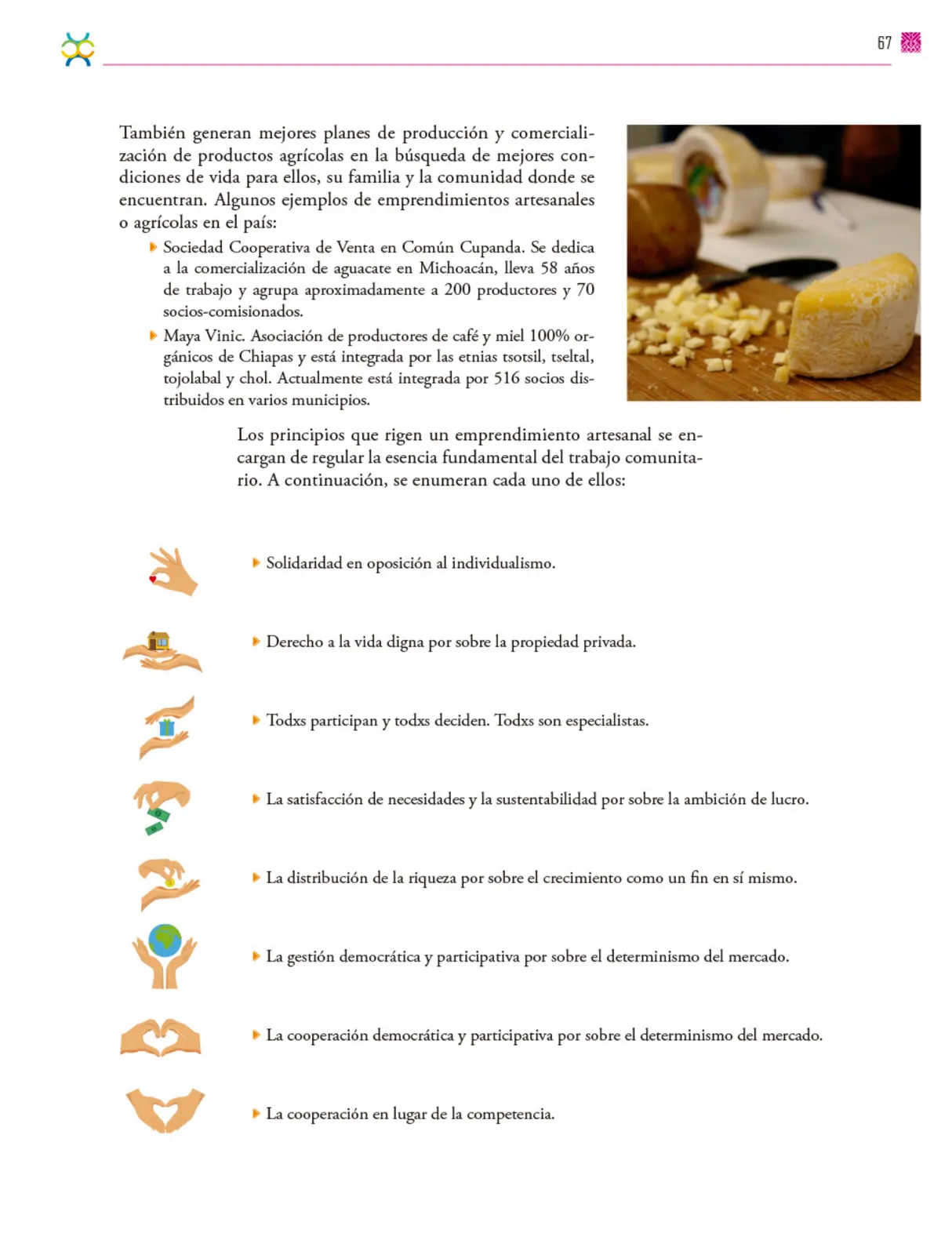 Página 68 de Colección Nanahuatzin. De lo humano y lo comunitario.   Libro de Educación Secundaria Grado 3°  Ciclo Escolar 2025 - 2026