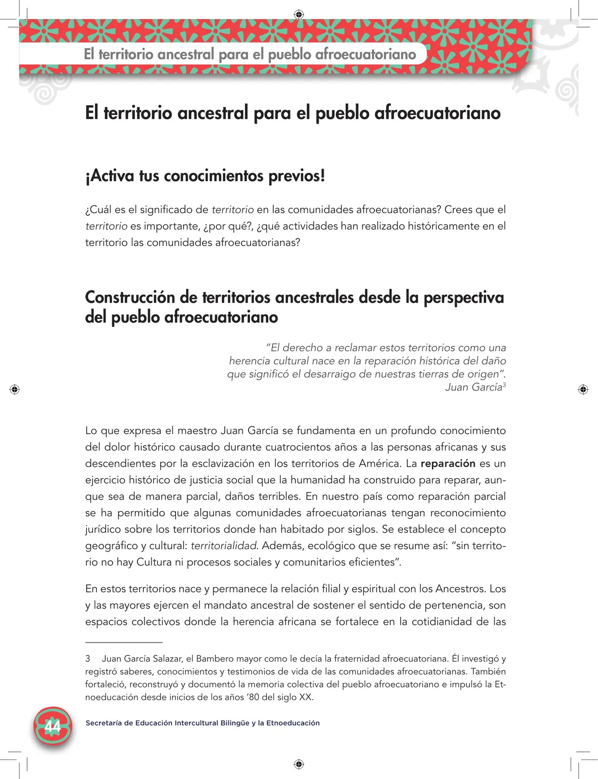 Miniatura página 46 de Etnoeducacion · 5 EGB · 2024