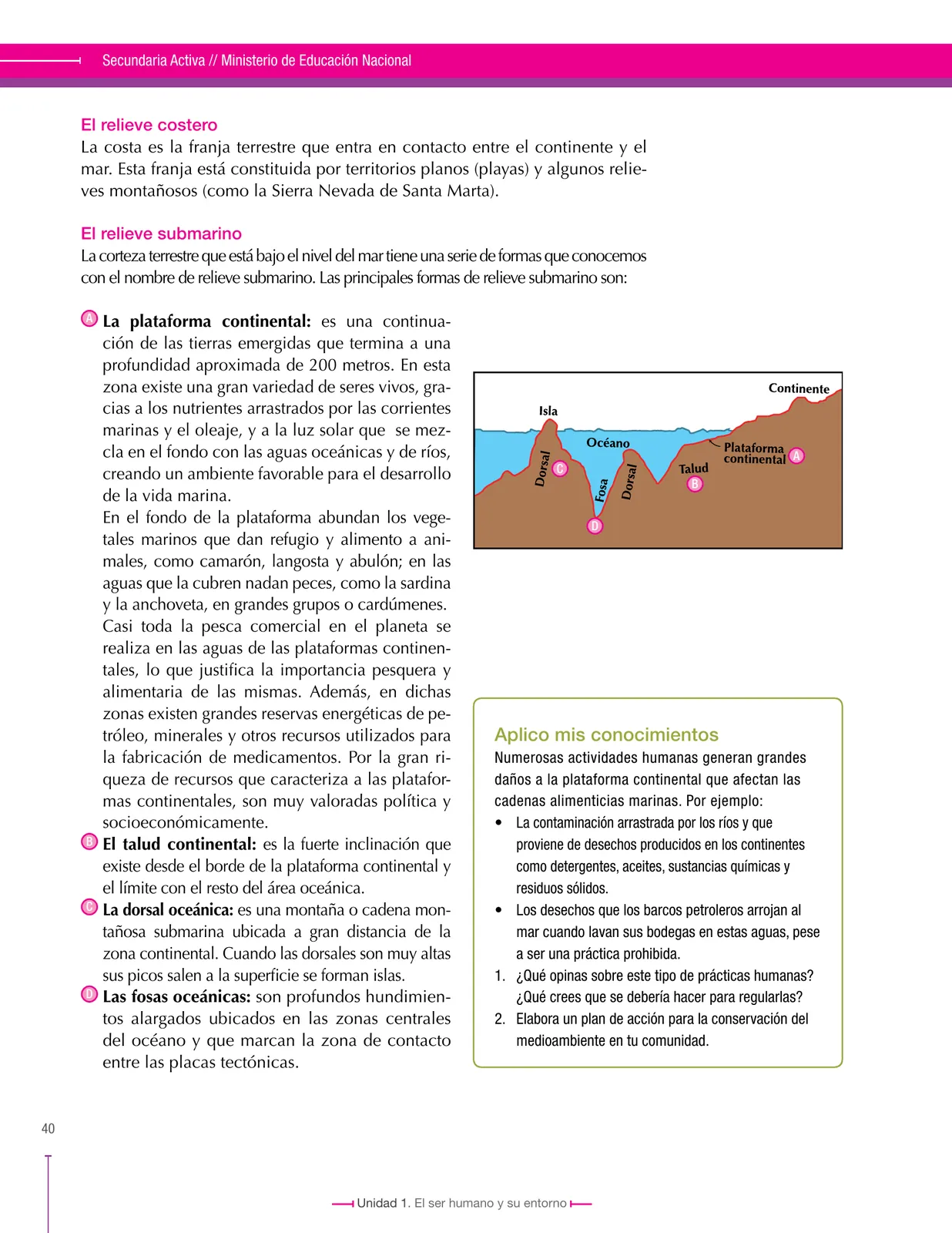 Miniatura página 40 de Ciencias Sociales 6° · Secundaria Activa