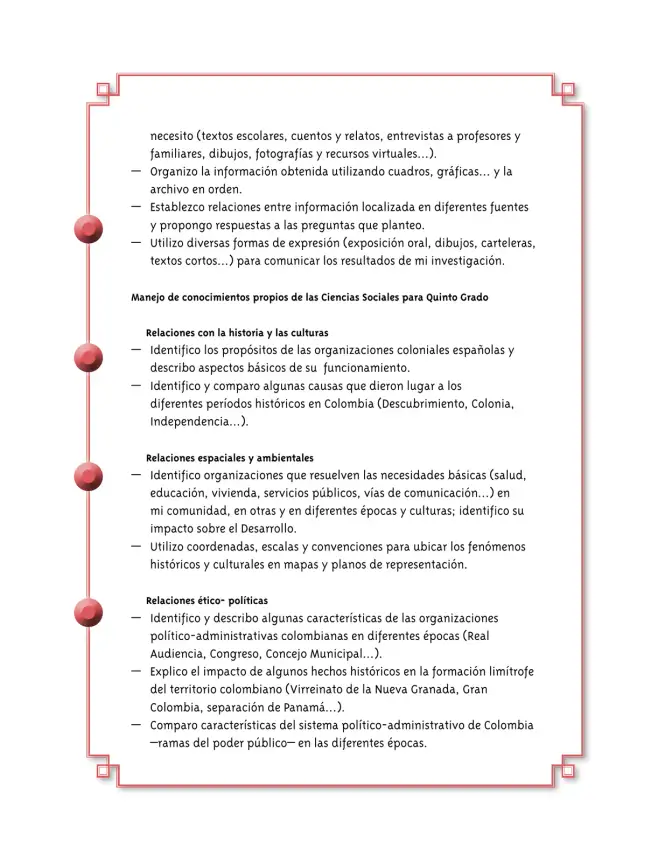 Página 111 de Ciencias Sociales 5° · Cartilla 01