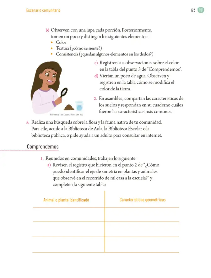 Página 126 de Proyectos Comunitarios. Libro de Educación Primaria Grado 5° Ciclo Escolar 2025 - 2026