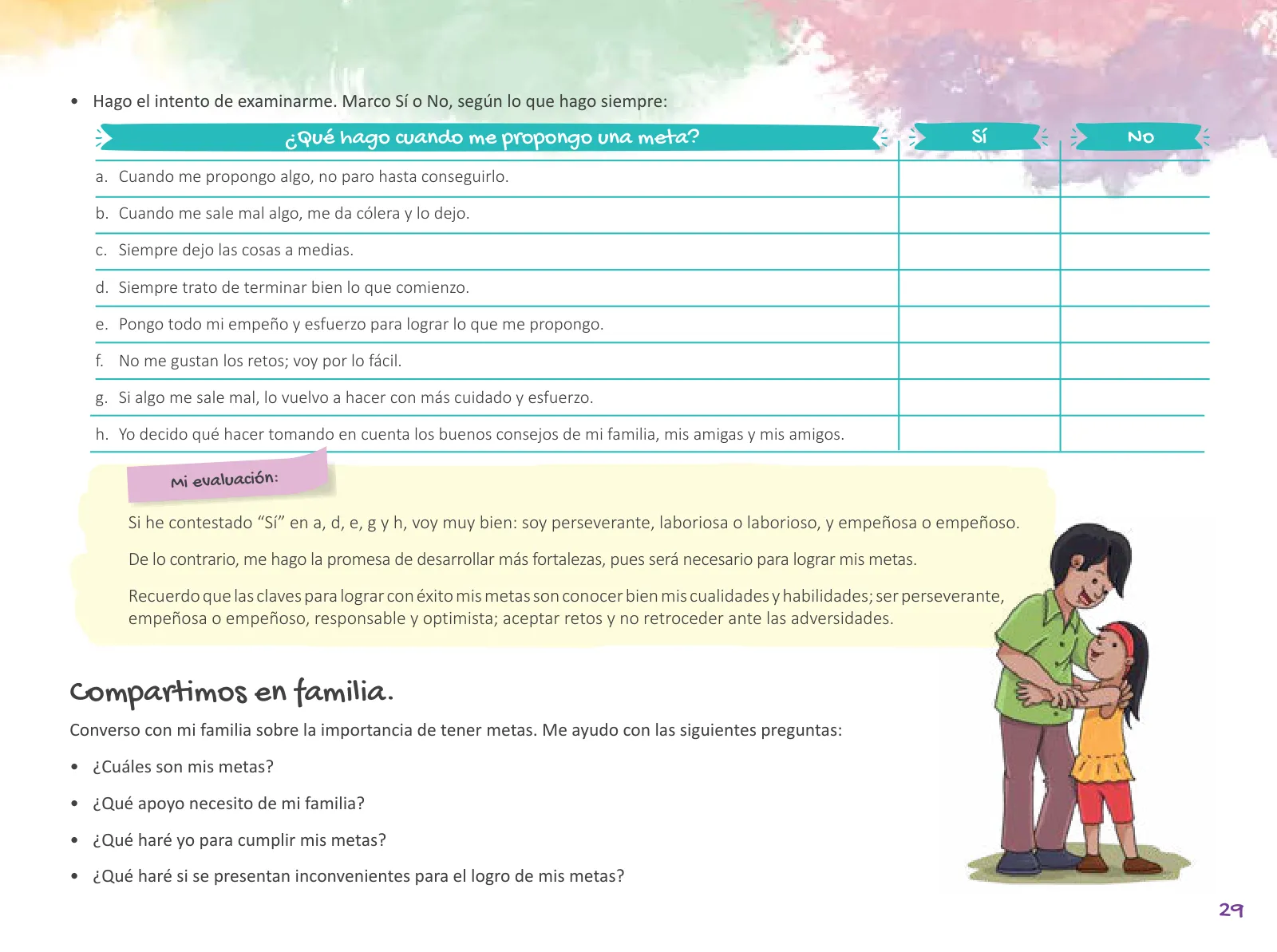 Miniatura página 31 de Cuadernillo de Tutoría 6 : sexto grado de Educación Primaria · 2021