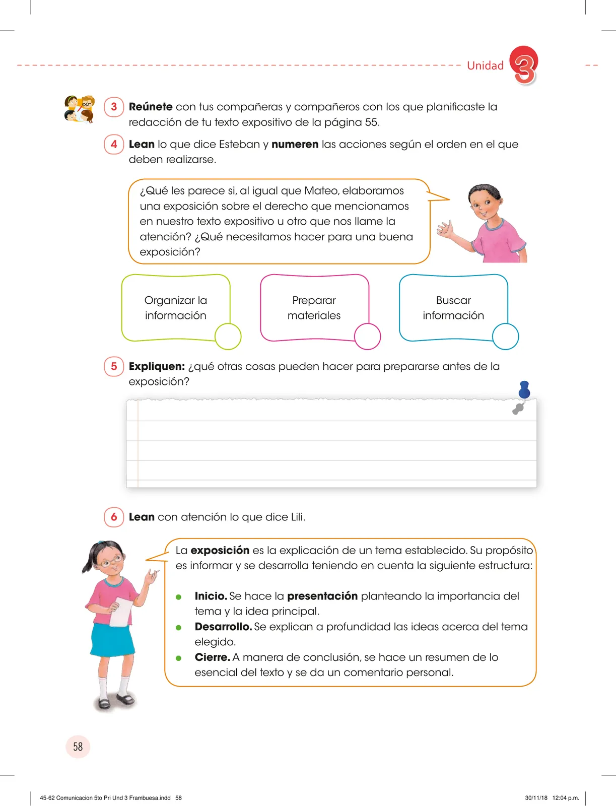 Página 60 de Comunicación : cuadernillo de trabajo 5 · 2018