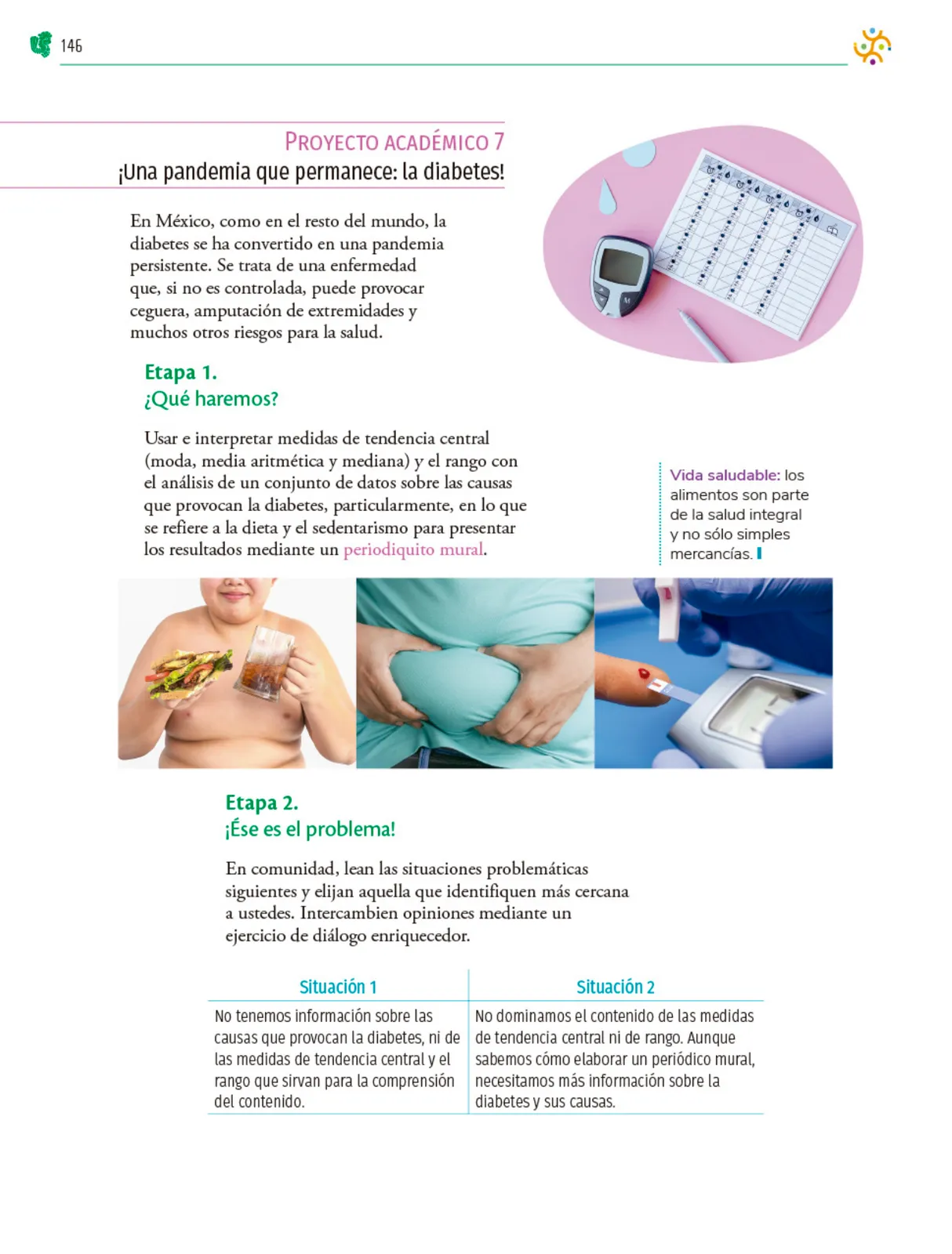 Miniatura página 147 de Colección Ximhai. Nuestro libro de Proyectos. Tomo I.   Libro de Educación Telesecundaria Grado 1°  Ciclo Escolar 2025 - 2026
