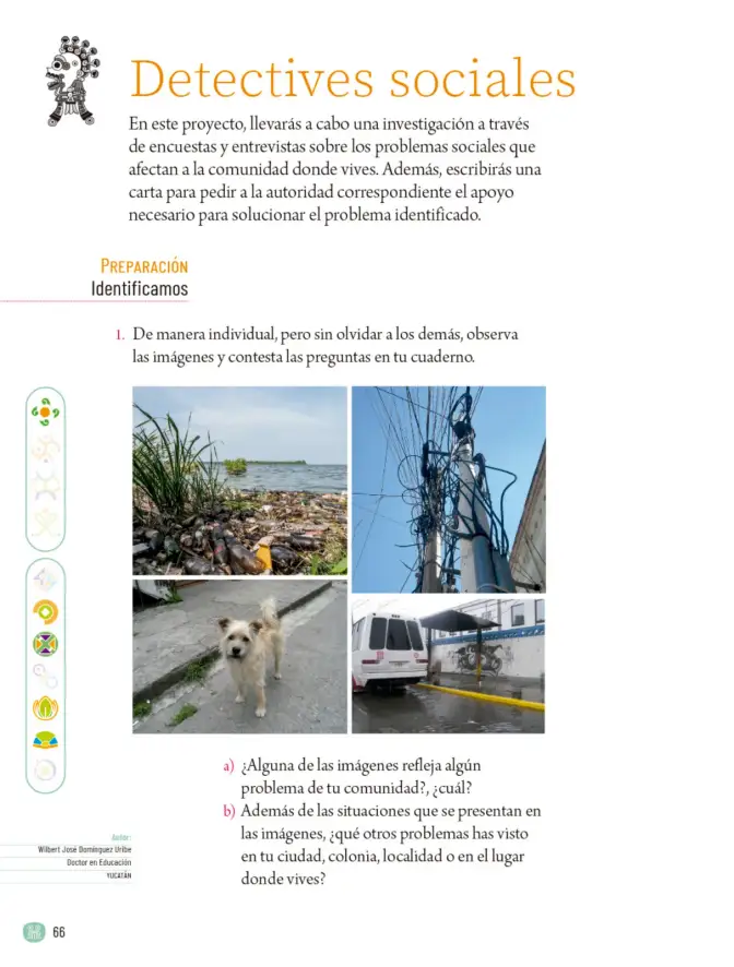 Página 69 de Proyectos Comunitarios. Libro de Educación Primaria Grado 5° Ciclo Escolar 2025 - 2026