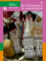 Portada de Colección Ximhai. De lo humano y lo comunitario. Libro de Educación Telesecundaria Grado 1° Ciclo Escolar 2025 - 2026