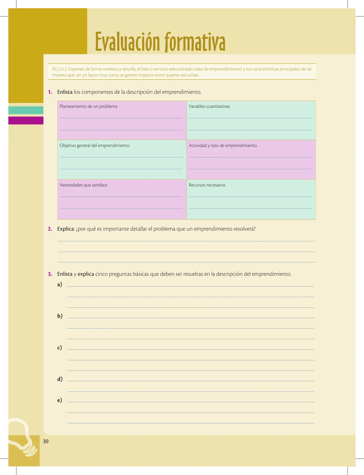Miniatura página 30 de Emprendimiento Y Gestion · 3ro BGU · 2019