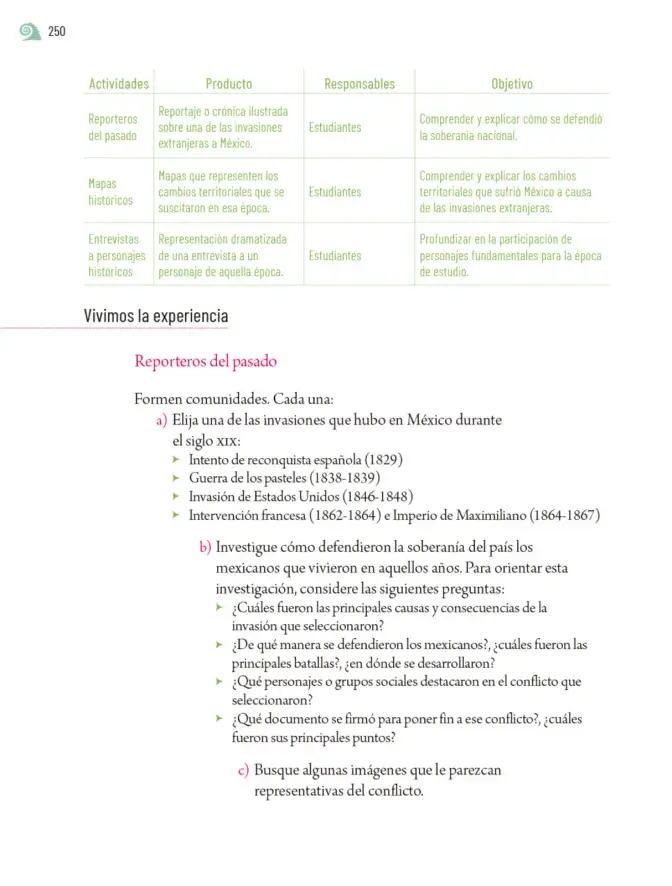 Página 253 de Proyectos de Aula. Libro de Educación Primaria Grado 5° Ciclo Escolar 2025 - 2026