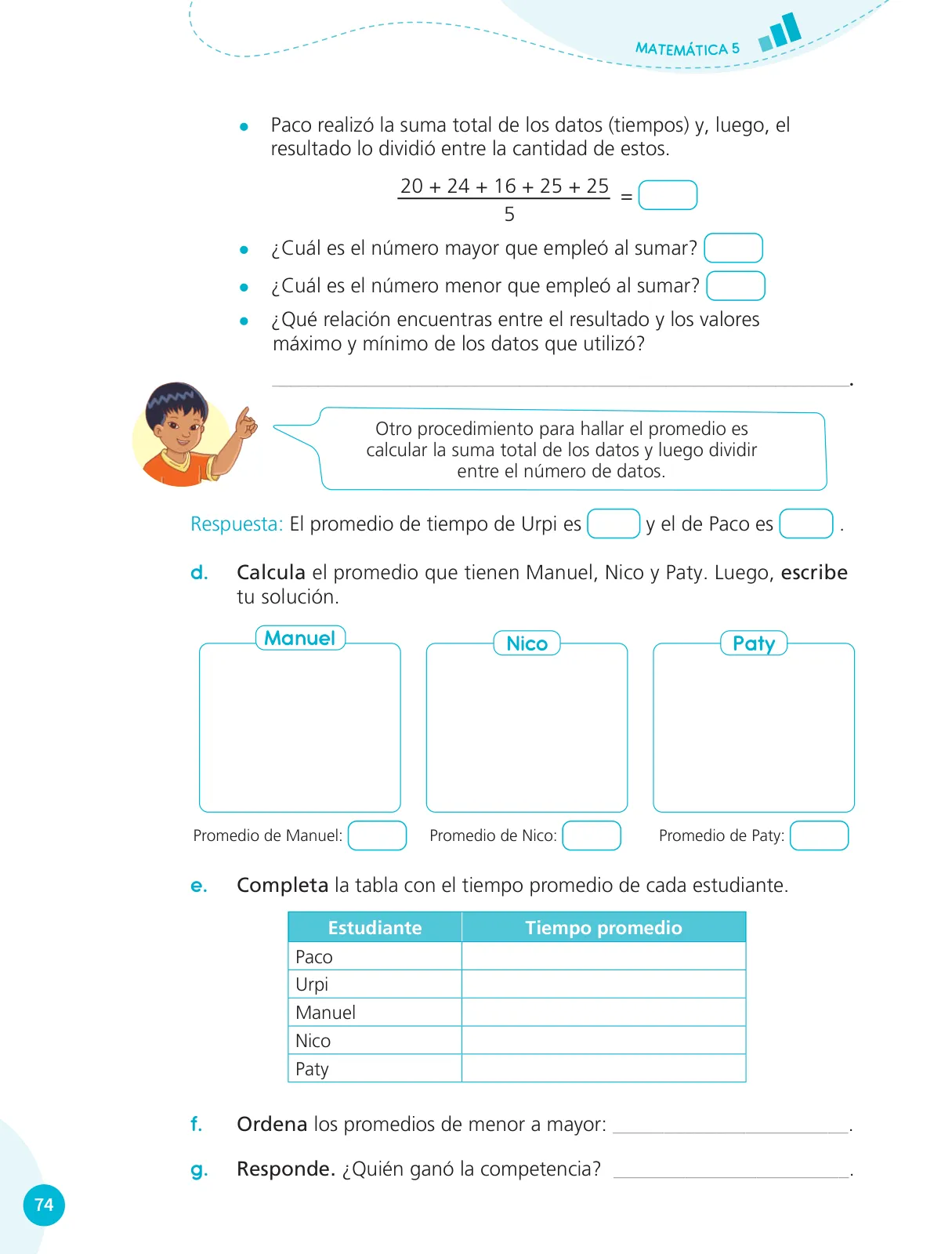 Página 76 de Cuadernillo de Matemática 5, quinto grado de Primaria · 2023