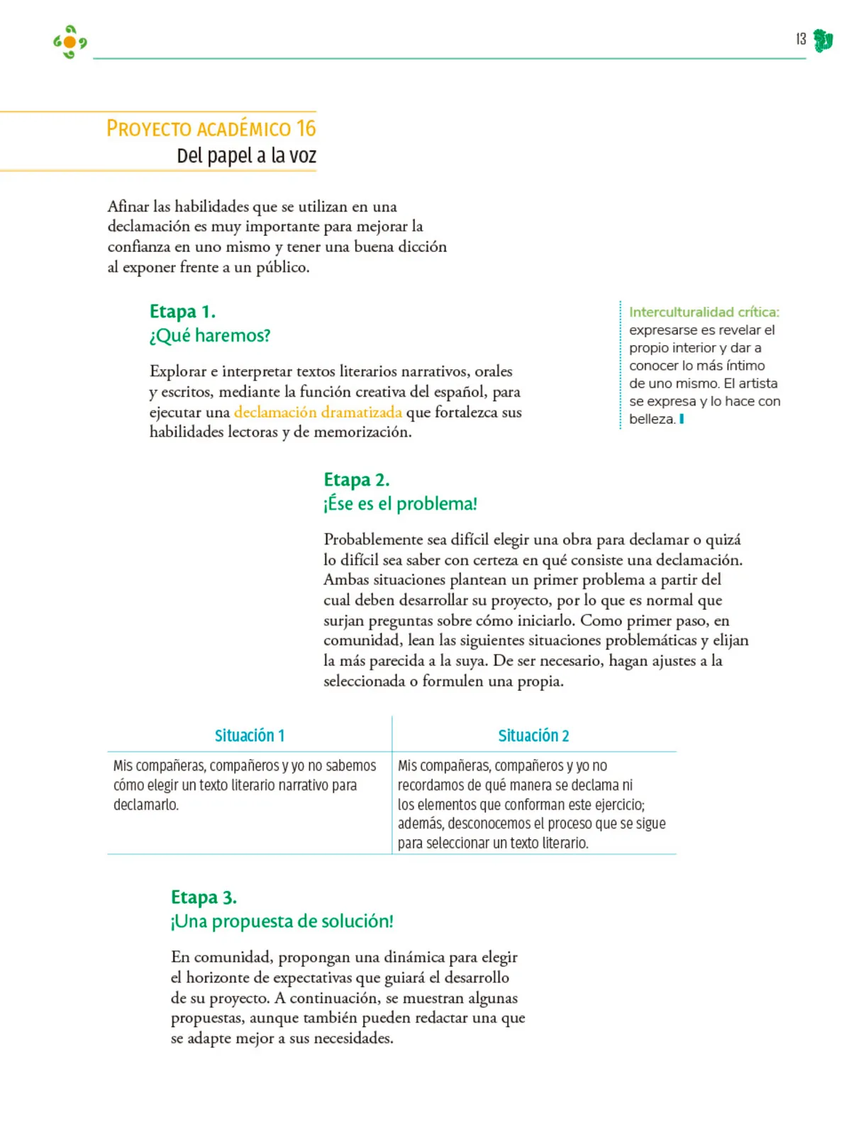 Página 14 de Colección Sk´asolil. Nuestro libro de Proyectos. Tomo II. Libro de Educación Telesecundaria Grado 2° Ciclo Escolar 2025 - 2026