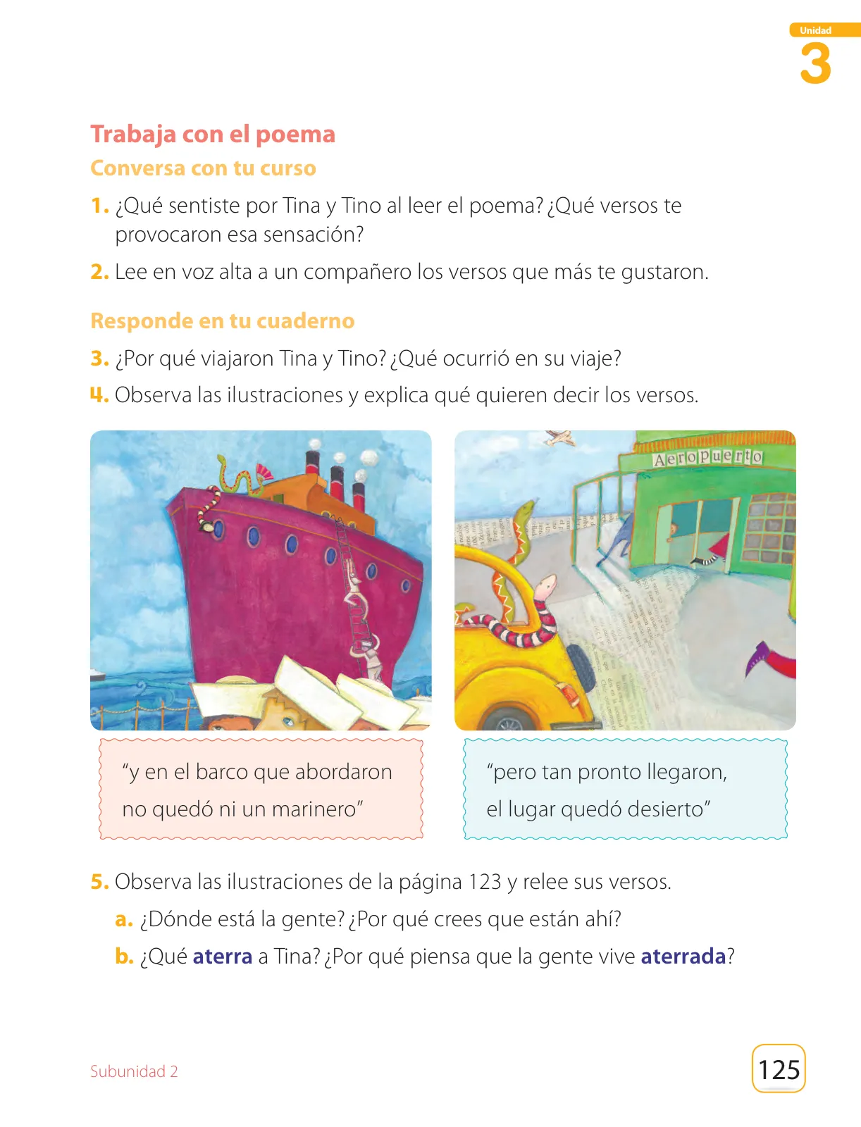 Miniatura página 127 de Lenguaje y Comunicación – Segundo Básico – Texto del Estudiante MINEDUC – Descargar PDF · 2024