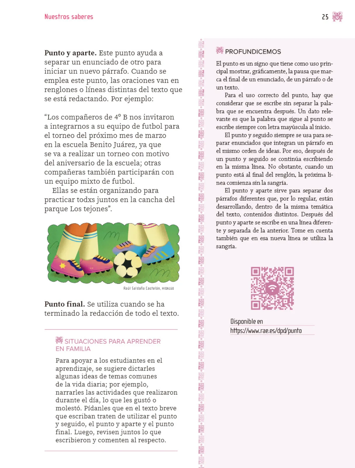 Miniatura página 26 de Nuestros saberes: Libro para alumnos, maestros y familia.   Libro de Educación Primaria Grado 4°  Ciclo Escolar 2025 - 2026