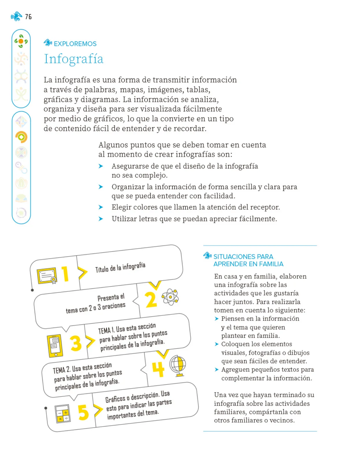 Página 77 de Nuestros saberes: Libro para alumnos, maestros y familia.   Libro de Educación Primaria Grado 1°  Ciclo Escolar 2025 - 2026