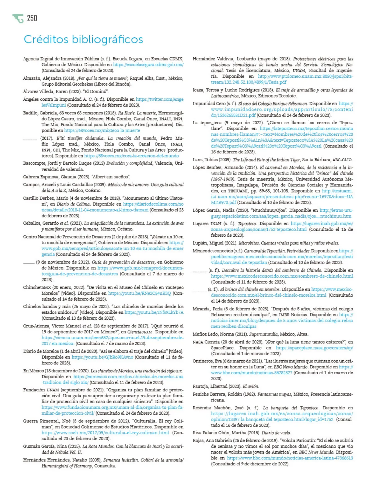 Página 251 de Múltiples lenguajes. Libro de Educación Primaria Grado 5° Ciclo Escolar 2025 - 2026