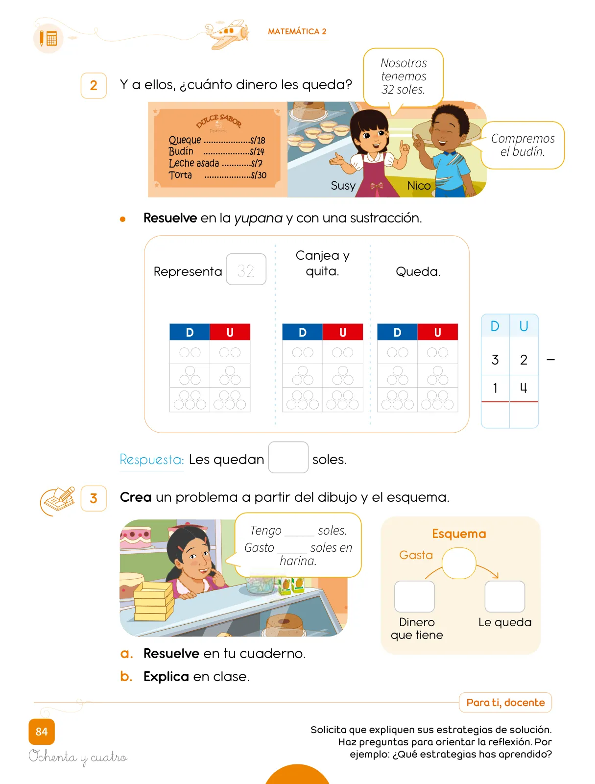 Miniatura página 86 de Cuadernillo de Matemática 2. Segundo grado de Primaria · 2024